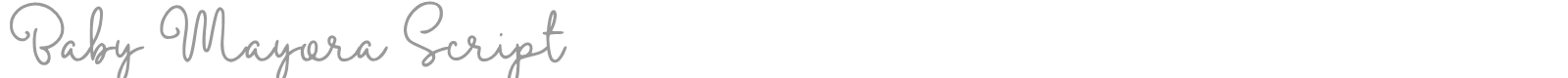 Baby Mayora Slab font preview